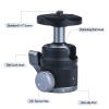 POYINCO Mini Ball Head with 1/4" Screw 3/8" Thread Mount Adapter 360 Degree Rotatable Aluminum Tripod Head for DSLR, Monopod, Phone, Gopro, Camcorder, view 2