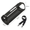 Ferbao Silicone Case for Sony SRS-XB43 Speaker Protective Cover Bag with Shoulder Strap and Carabiner (Black) view 4