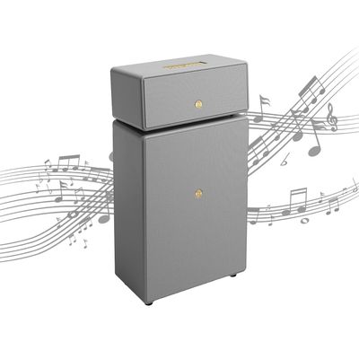 Audio Pro DRUMFIRE MK II Speakers - HiFi Stereo Sound - Bluetooth, WiFi, MultiRoom, Chromecast, Spotify Connect - Movies, Music, Gaming - Floor Standing Speakers - Grey