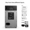 Audio Pro DRUMFIRE MK II Speakers - HiFi Stereo Sound - Bluetooth, WiFi, MultiRoom, Chromecast, Spotify Connect - Movies, Music, Gaming - Floor Standing Speakers - Grey view 3