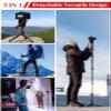 IFOOTAGE 71" Carbon Fiber Monopod Cobra 3 C180F, Camera Monopod Lightweight for Travel, Professional Video Mono pod with Tripod Base, Max Load 10KG view 2