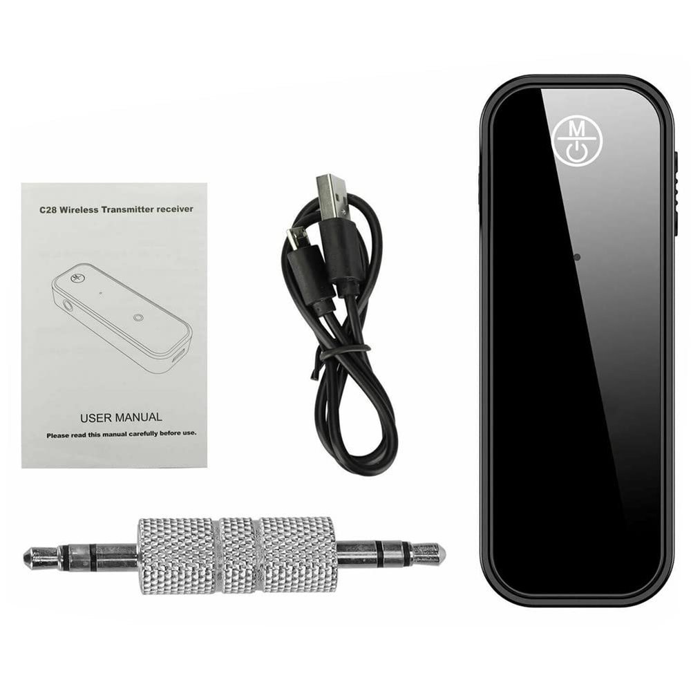 2in1 Audio Adapter 3.5mm Aux Car Bluetooth 5.0 Transmitter Receiver USB Wireless