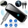 2in1 Audio Adapter 3.5mm Aux Car Bluetooth 5.0 Transmitter Receiver USB Wireless view 2