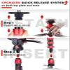 IFOOTAGE Camera Monopod Cobra 3 A180F, 71" Aluminum Professional Video Monopod with Tripod Base, Max Load 10KG view 4