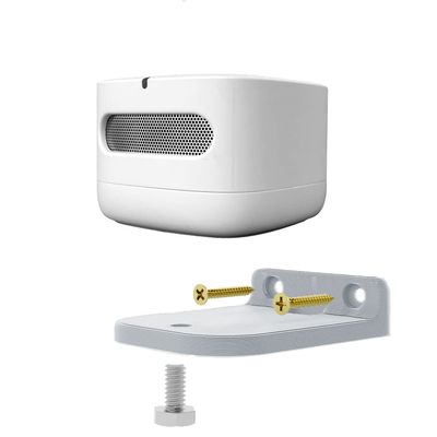 3D Cabin Smart Air Quality Monitor Wall Mount Bracket Shelf Holder for Amazon (White)