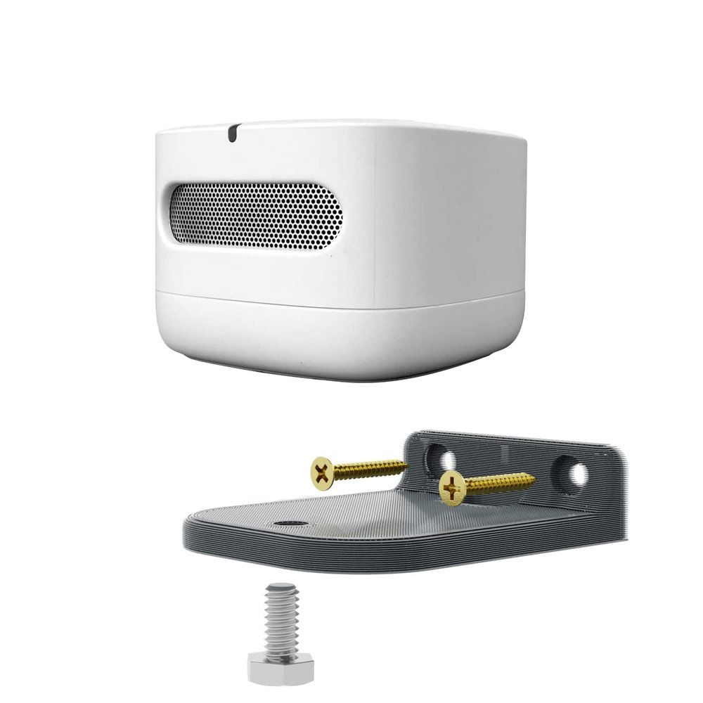 3D Cabin Smart Air Quality Monitor Wall Mount Bracket Shelf Holder for Amazon (Grey)