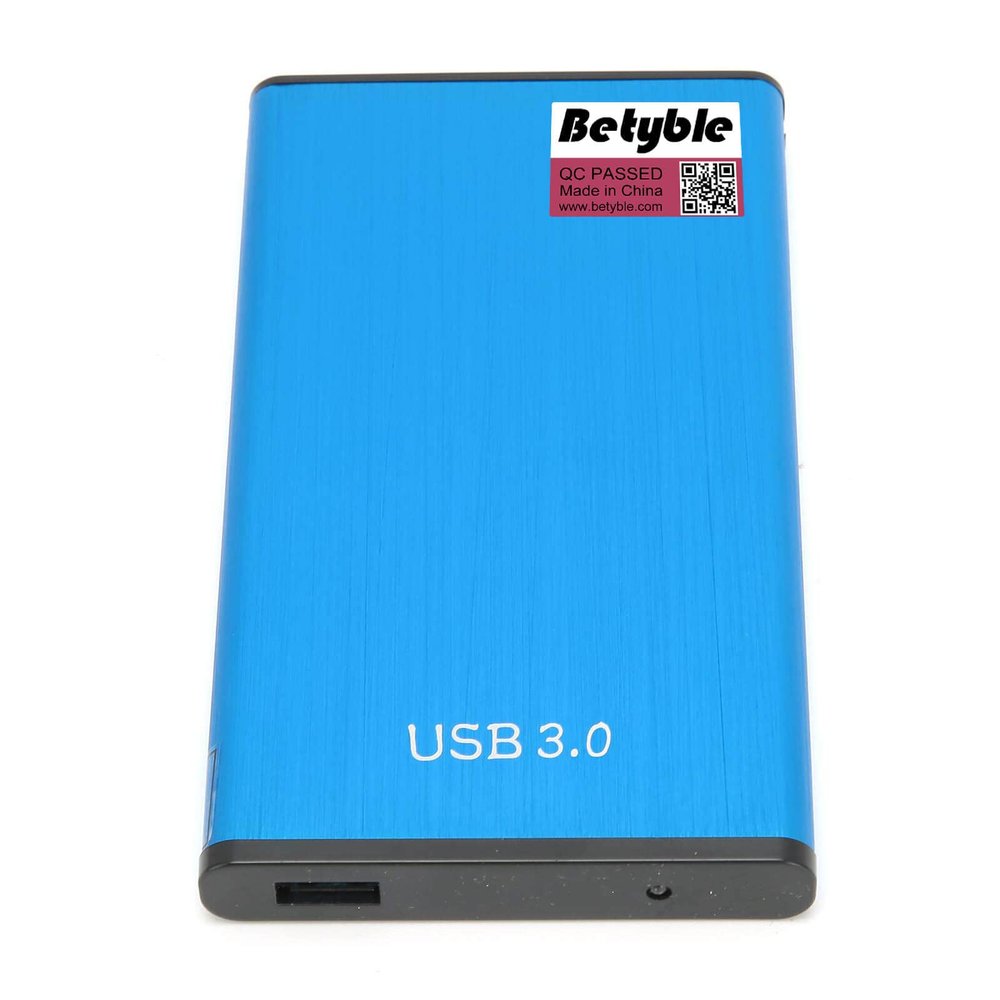 Betyble External Hard Drive -Slim 2.5'' Portable HDD USB 3.0 for PC, Mac, Laptop, Chromebook (1TB, Blue)