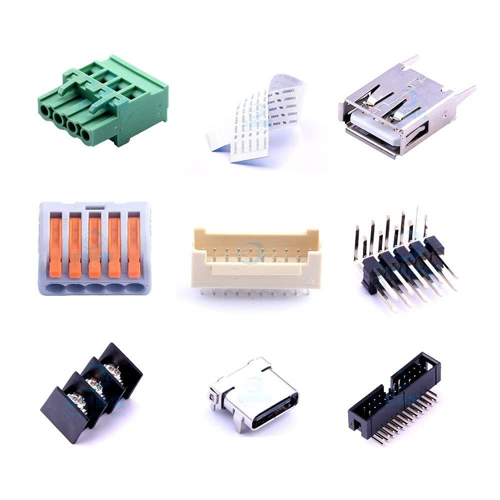 10 Pcs XH Socket 1 * 8P Straight pin Pitch 2.5mm Wire-to-Board/Wire-to-Wire Connector Through Hole, P =2.5mm XH Connector Male pin 0.098" 2.50mm Brass B8B-XH-A(LF)(SN)