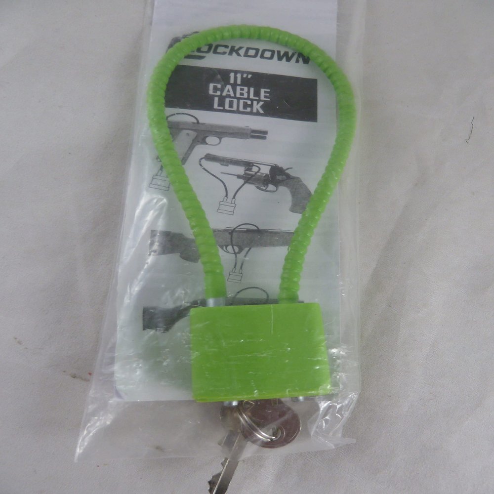 CABLE LOCK, 11 INCH