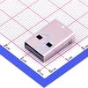 10 Pcs 2.0A Type Male Iron Shell USB Connector Plug-in TyP eA USB-211-BCW view 3