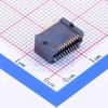 2 Pcs SFP 0.8mm P Number: 20 Gold-Plated Gold Finger Connector SMD SFP 0.8mm 1367073-1 view 2