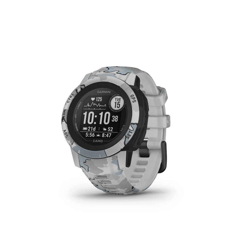 Garmin Instinct 2S, Camo-Edition, Smaller-Sized Rugged Outdoor Watch with GPS, Built for All Elements, Multi-GNSS Support, Tracback Routing and More, Mist camo