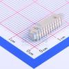 10 Pcs 1.25T-10P LT Vertical Stick Wire-to-Board/Wire-to-Wire Connector 10P MX1.25 Connector Male Plug-in Type 0.049" 1.25mm-1.25T-10P Vertical Stick view 2