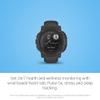 Garmin Instinct 2 Solar, Smaller-Sized Rugged Outdoor Watch with GPS, with Solar Charging Capabilities, Built for All Elements, Multi-GNSS Support, Tracback Routing and More, Graphite view 4