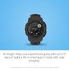 Garmin Instinct 2S Solar, Smaller-Sized Rugged Outdoor Watch with GPS, with Solar Charging Capabilities, Built for All Elements, Multi-GNSS Support, Tracback Routing and More, Graphite view 3
