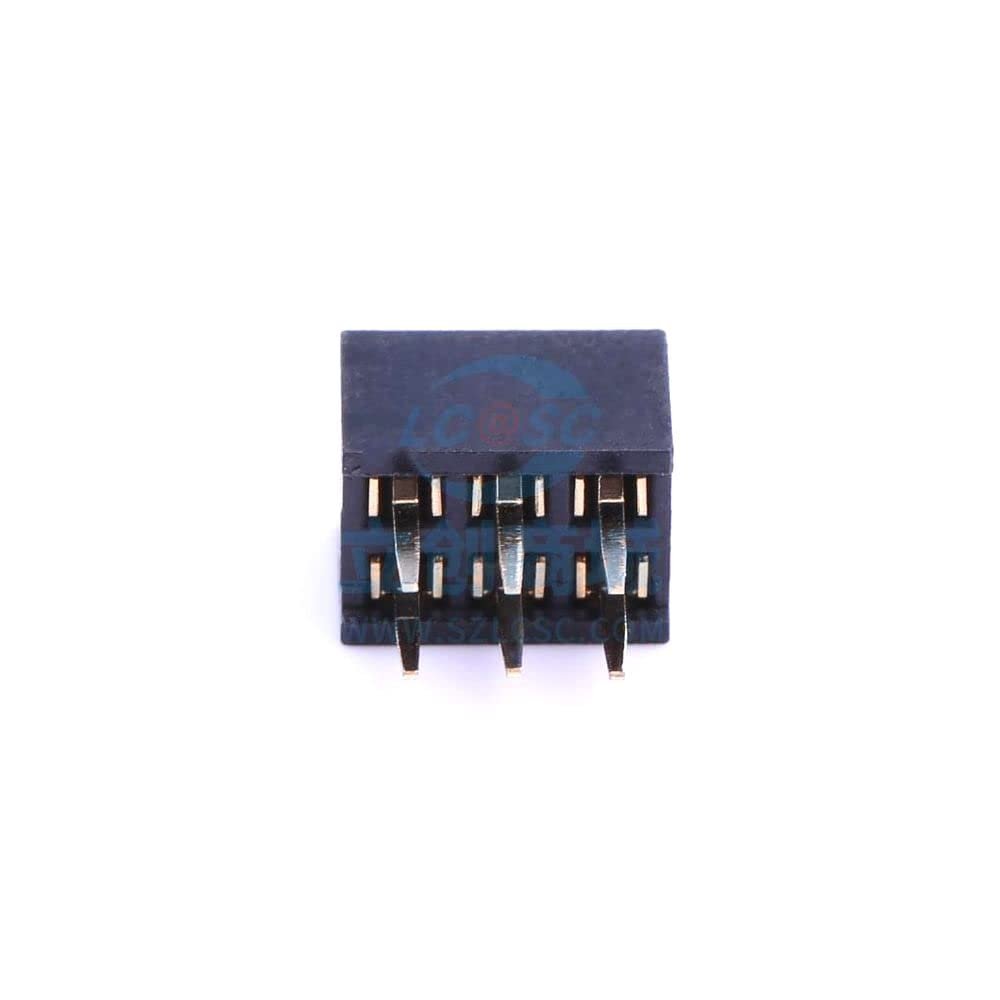 10 Pcs 2x3P 2mm Female Header Plug-in, P=2mm 2.00mm A2005HWV-2x3P