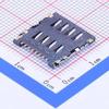 5 Pcs Clamshell Type MICROSIM Card Holder SIM Card Connector SMD Card Holder SMC-220 view 2
