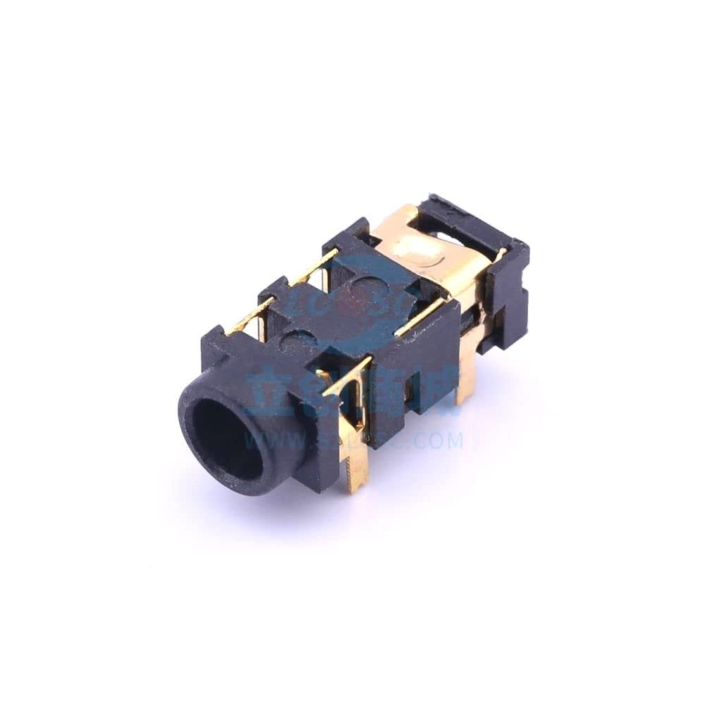 10 Pcs 3.5mm Headphone Holder Gold-Plated Audio Connector Plug-in 3.5mm Headphone Holder PJ-3270