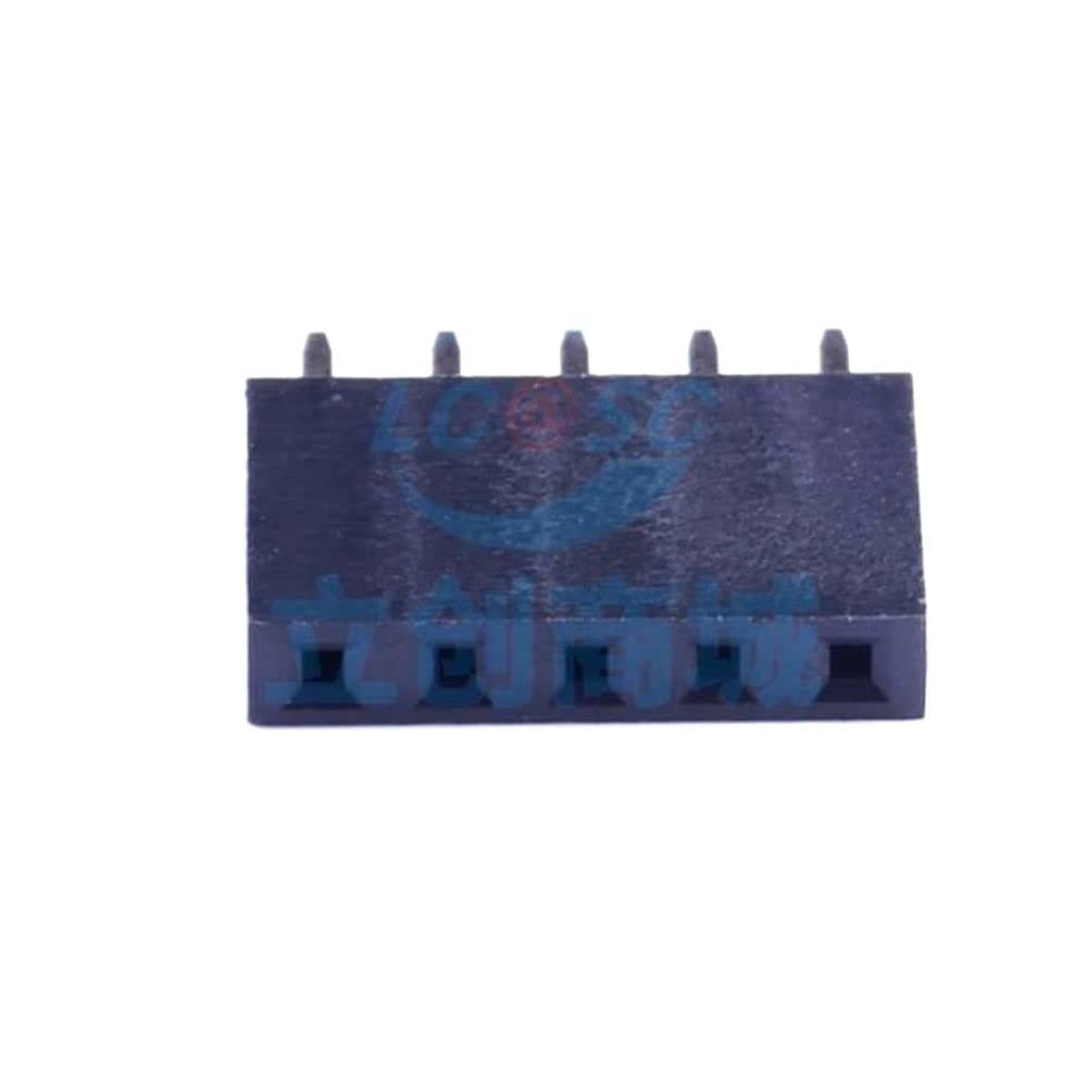 10 Pcs 1x5P 2.54mm Female Header Plug-in, P=2.54mm 2.54mm B-2200S05P -A120