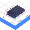 10 Pcs 1x5P 2.54mm Female Header Plug-in, P=2.54mm 2.54mm B-2200S05P -A120 view 3
