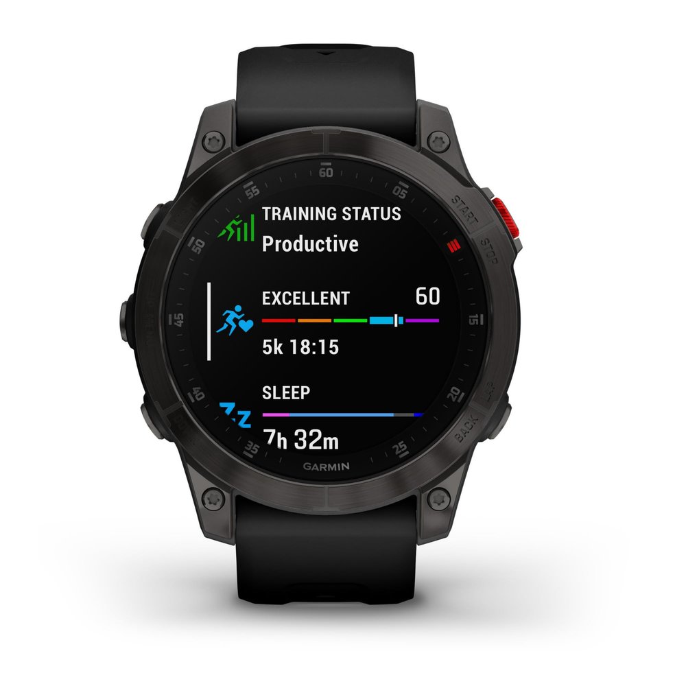Garmin 010-02582-10 epix Gen 2, Premium Active smartwatch, Health and Wellness Features, Touchscreen AMOLED Display, Adventure Watch with Advanced Features, Black Titanium