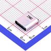 5 Pcs Vertical Type-C USB Connector Plug-in Type-C TYPE-C-31-D-01 view 3