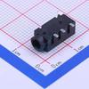 10 Pcs 3.5mm Headphone Holder Metal Head Four-pin Without Copper Sleeve Audio Connector SMD 3.5mm Headphone Holder PJ-320D-X view 2