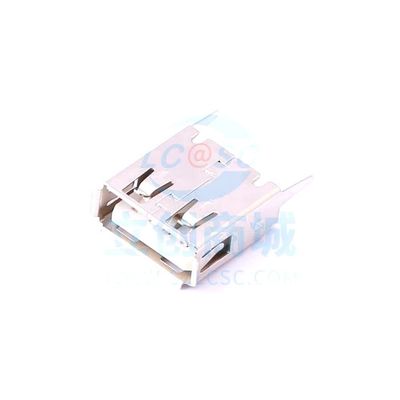 20 Pcs USB13.7 Straight Female USB Connector Plug-in Type-A USB 13.7 Straight Female