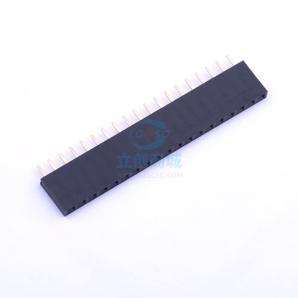 10 Pcs 1x19P 2.54mm Female Header Plug-in, P= 2.54mm 2.54mm 2.54-1 * 19P Female