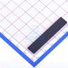 10 Pcs 1x19P 2.54mm Female Header Plug-in, P= 2.54mm 2.54mm 2.54-1 * 19P Female view 3