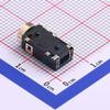 2 Pcs 3.5mm Headphone Socket Four-Section Gold-Plated Audio Connector SMD 3.5mm Headphone Socket PJ-332D-6A view 2