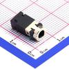2 Pcs 3.5mm Headphone Socket Four-Section Gold-Plated Audio Connector SMD 3.5mm Headphone Socket PJ-332D-6A view 3