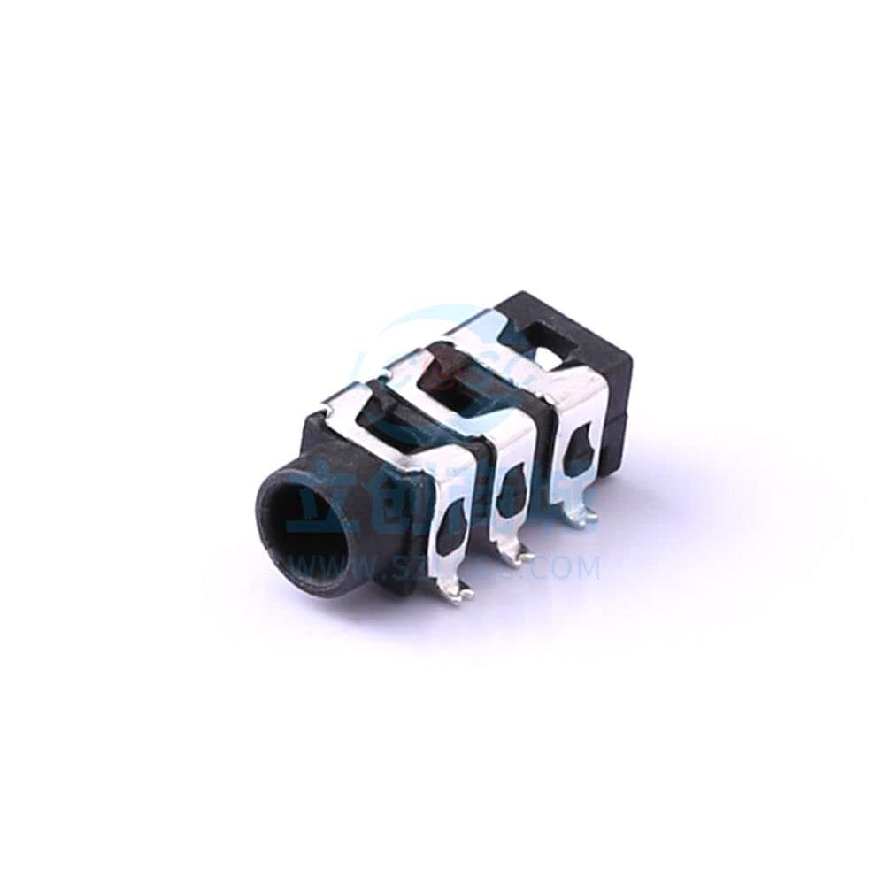 20 Pcs 3.5mm Headphone Holder 6-pin SMD Audio Connector SMD 3.5mm Headphone Holder PJ-313D