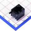10 Pcs RJ116P4C, Full Gold, Black, earless, unshielded Ethernet Connector (RJ45 RJ11) Plug-in RJ Socket DS1133-S40BPX view 3