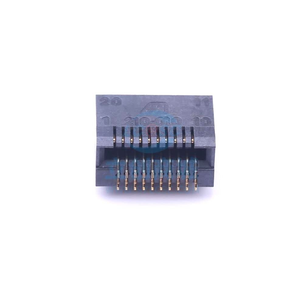 2 Pcs SFP0.8mm P Number: 200,000 Gigabit SFP+ Golden Finger Connector SMD SFP 0.8mm M42F-08P-020-P002G