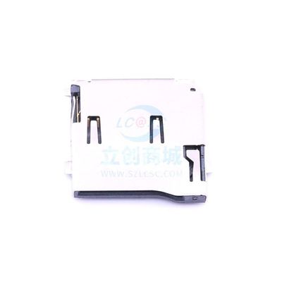 10 Pcs Card Socket Connector TCARD Double Pressure TF-Card External Welding SD Card Connector SMD Card Socket XKTF-015-N