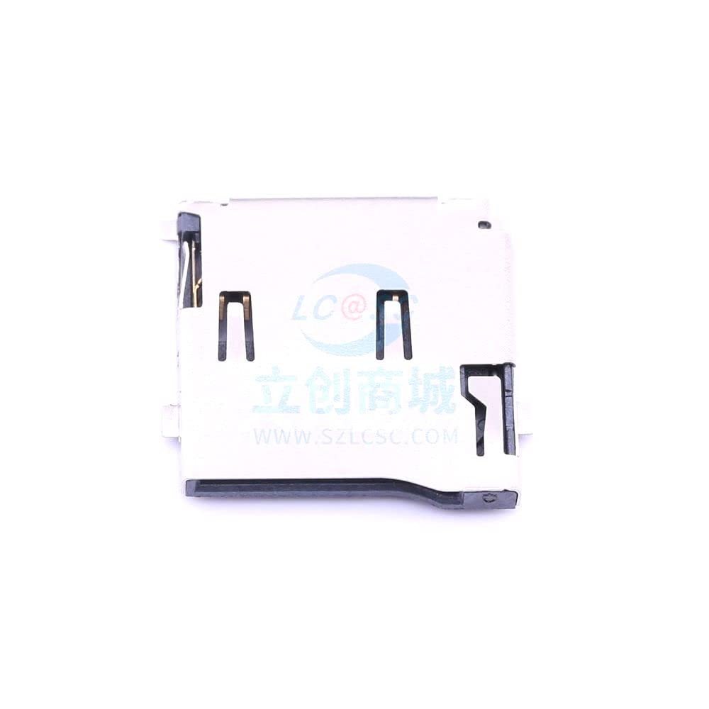 10 Pcs Card Socket Connector TCARD Double Pressure TF-Card External Welding SD Card Connector SMD Card Socket XKTF-015-N