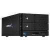 SABRENT USB Type C to Dual 3.5 SATA and RAID Docking Station with CFast/SD Card Readers and USB Type A Port (DS-2BCR) view 1