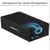 SABRENT USB Type C to Dual 3.5 SATA and RAID Docking Station with CFast/SD Card Readers and USB Type A Port (DS-2BCR) view 2