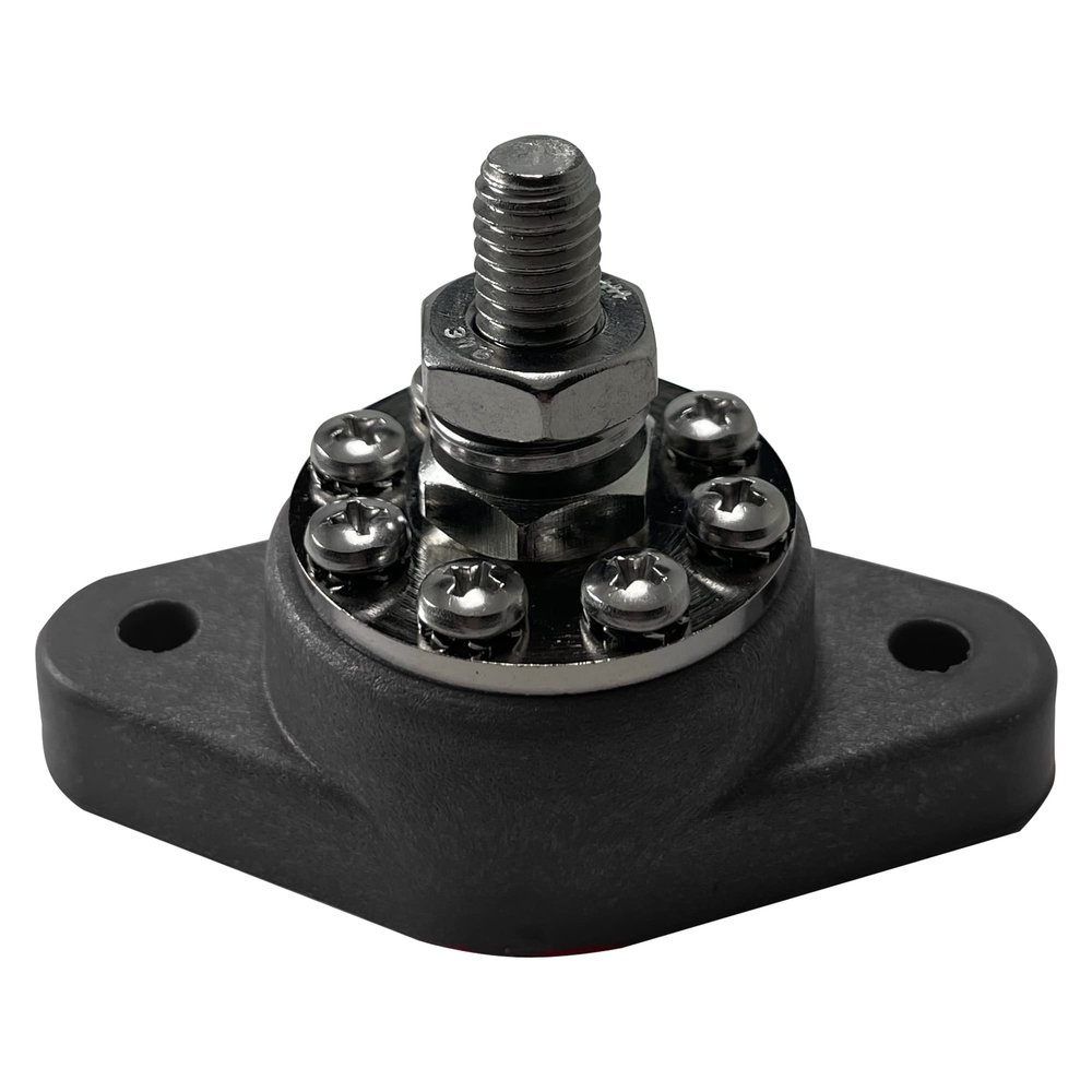 Sherco-Auto 8 Point Power Distribution Post 5/16" Black - Made in USA
