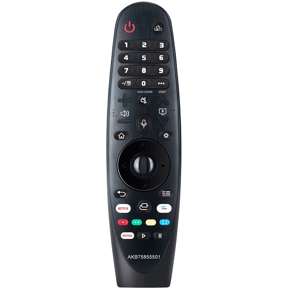 AKB75855501 MR20GA Voice Replace Remote Control Applicable for LG TV 43UN7300PUF 70UN7070PUA 70UN7370PUB 43UN7300PUC 65UN6950ZUA 75UN6970PUD 43UN7300AUD 75UN8000PUB 43UN7300PUD 55UN7000PUB 43UN7100PUA