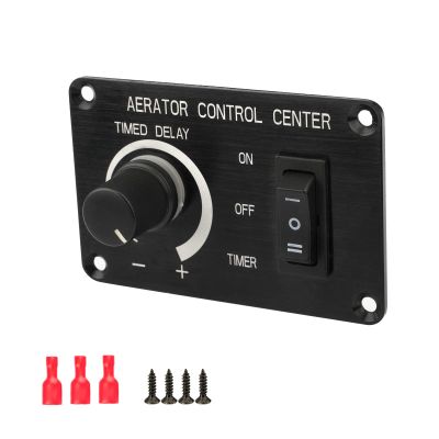 Besramtic Livewell Timer Switch for Boat Aerator Timer Panel Variable 12 Volt 10 A