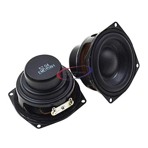 2PCS 2Inch Audio Speaker 52MM 4Ohm 10W Full Range Speakers Bass Multimedia Loudspeaker for Audio DIY
