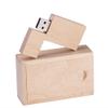 Wood USB Flash Drive USB Disk Memory Stick with Wooden Box (3.0 16GB, Maple Wood) view 1