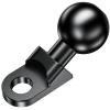 BRCOVAN 1'' Ball Mount Adapter Compatible with RAM Mounts B Size Double Socket Arm, Mounting Hole Diameter 10mm, Angled Design view 1