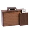 Wood USB Flash Drive USB Disk Memory Stick with Wooden Box (2.0 16GB, Walnut Wood) view 1