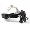 3.5X Magnification Binocular Loupes with 5W Head Lamp Brightness Spot Ajustable High Intensity Operation Chargeable Black view 1