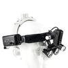 2.5X Magnification Binocular Loupes with 5W Head Lamp Brightness Spot Ajustable High Intensity Operation Chargeable Black view 4