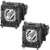 Decinat ET-LAD120 / ET-LAD120W Projector Lamp Replacement for Panasonic PT-DZ870, PT-DX100W, PT-DZ870EK, DZ870LW, DZ870UK, DZ870ULK,DZ870W Assembled with Genuine Original Bulb (Twin-Pack) view 1