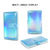 Rieibi 96 Pockets Mini Photo Album, Wallet PU Leather Photo Album for Fujifilm Instax Mini 11/8/9/7s/25/70/90 Instant Camera, Shine Colorful Photo Album for Polaroid view 3